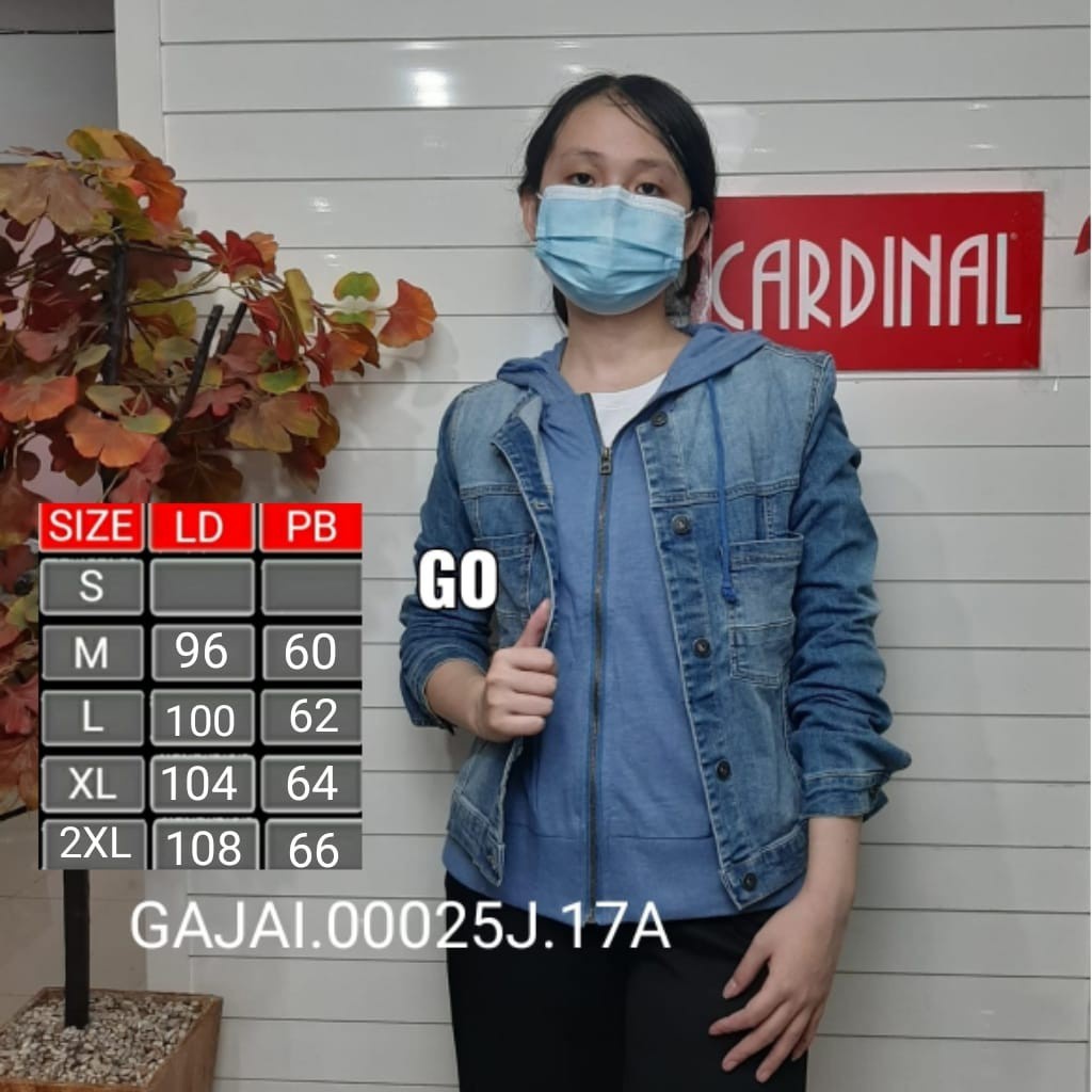 BB CARDINAL GIRL CE JAKET JEANS CEWEK Pakaian Wanita Sweater Jaket Ladys Outerwear 100% Original!