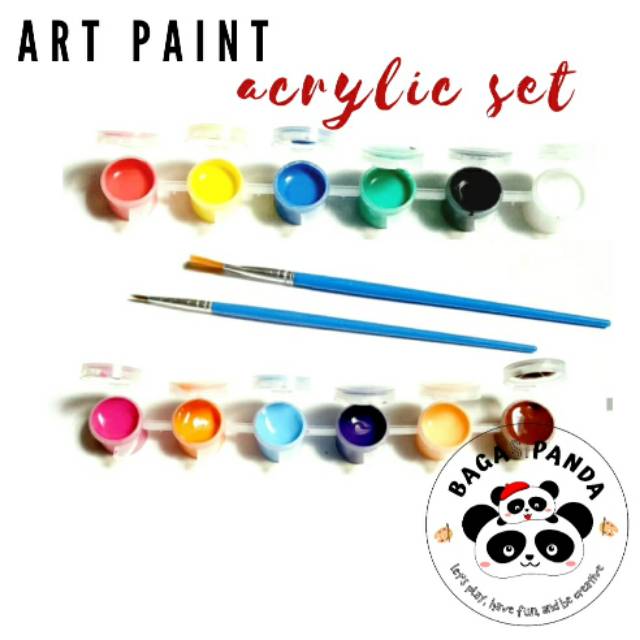 

Cat Akrilik Set 12 warna (12x5ml) / Acrylic Paint Set 12 Colors