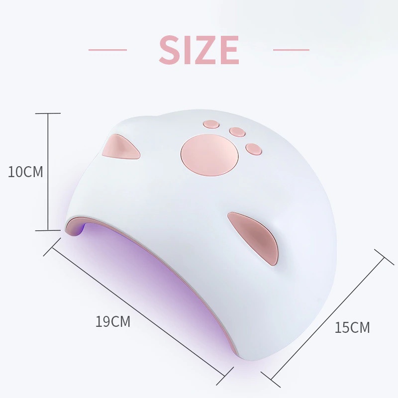 Bisa COD Alat Pengering Kutek Kuku UV LED Nail Dryer 60 Watt 20 LED - SUN M4