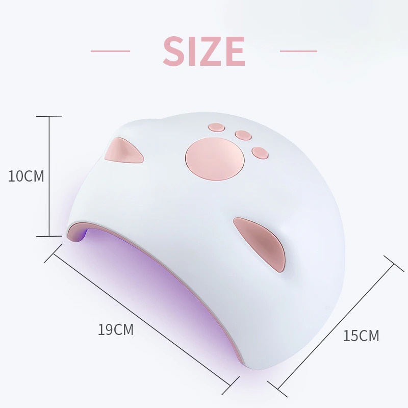 SUN Pengering Kutek Kuku UV LED Nail Dryer 60W cepat kering murah