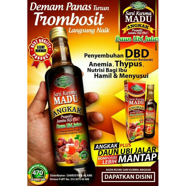 

Sari Kurma Madu Angkak Darusyifa Original
