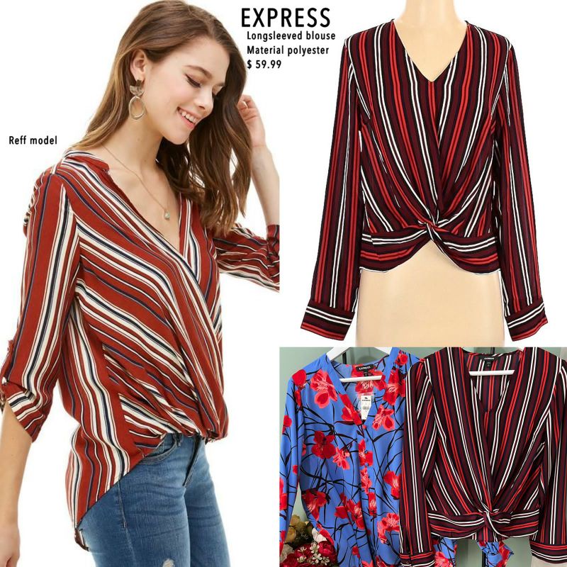 Exp** longsleveed blouse