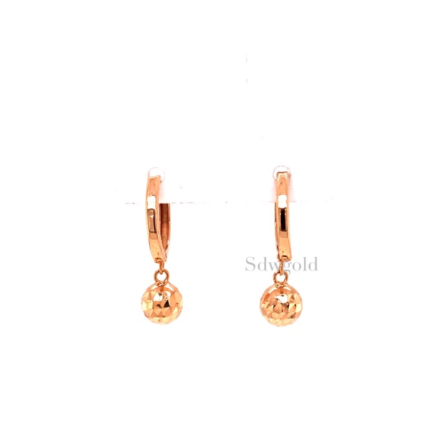 Anting Klip Emas Areso 8K - SDW Gold -