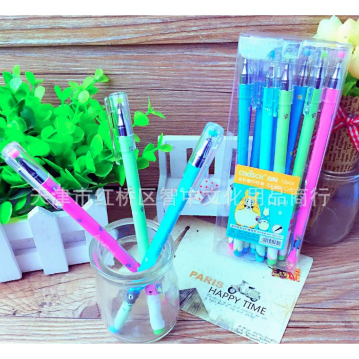 

SALE!!! TERLARIS!!! Pulpen Gel Chosch Totoro Warna-Warni UNIK