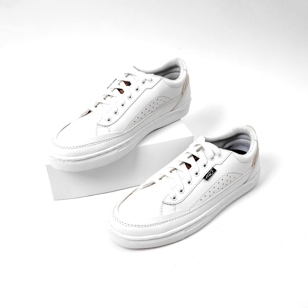 Jose Full White | Sepatu Sneakers Putih Pria Casual Polos Original Putih Cowok Ori Footwear | FORIND x ARF