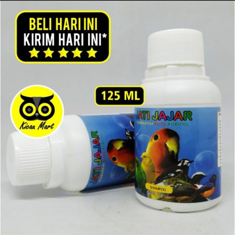 Jati jajar kecil sampo burung basmi kutu bakteri bulu wangi bersih