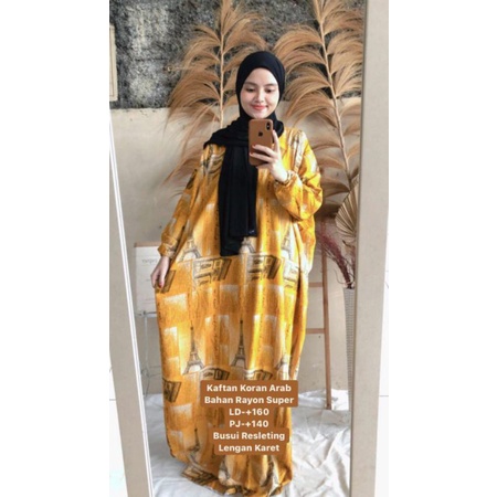 Kaftan koran motif Arab