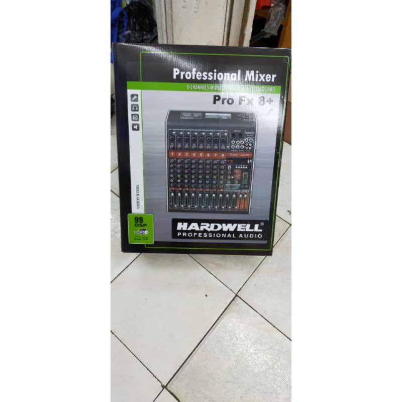 mixer audio Hardwell Pro FX 8+ produk original hardwell