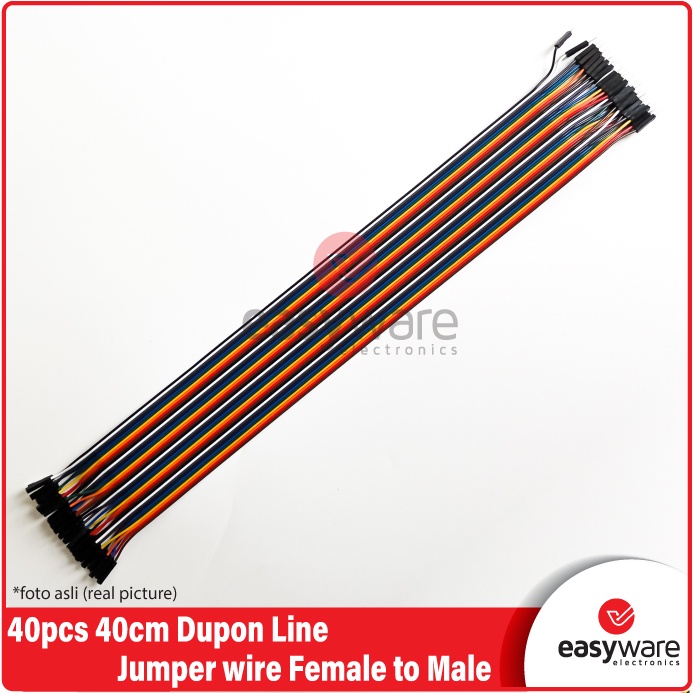 40cm Kabel Jumper Arduino Dupont Cable 40cm isi 40pcs 2.54mm