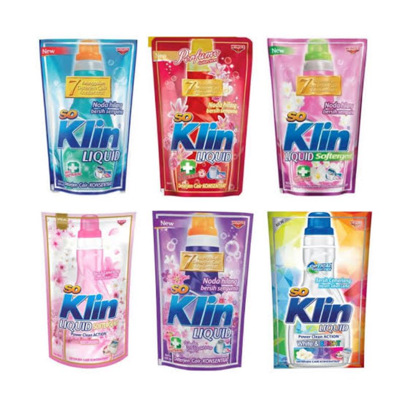 So Klin Detergent Cair Murah 750ml | So Klin Detergent Murah Liquid | So Klin Detergent Murah Softer