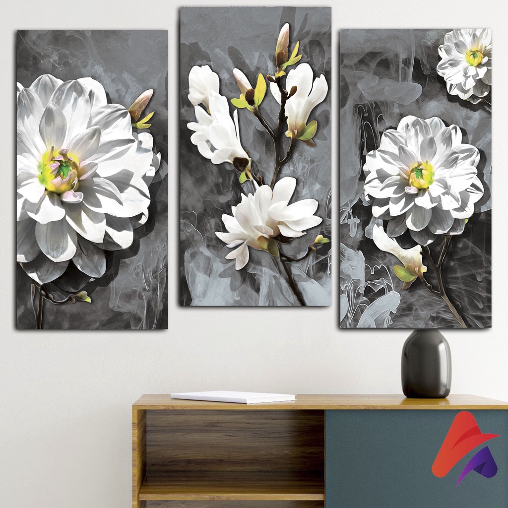 HIASAN DINDING BUNGA AESTHETIC BUNGA ( 15X30 ) WALL DECOR HIASAN DINDING KAMAR PAJANGAN RUANGAN POSTER KAYU BUNGA AESTHETIC BUNGA