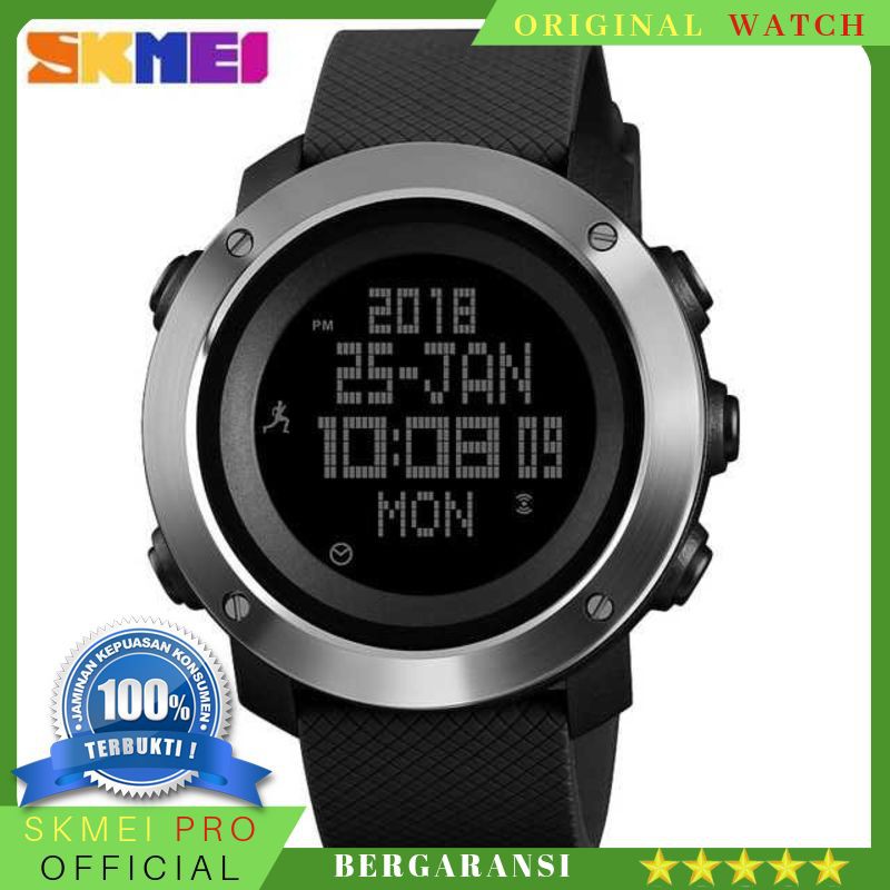 ORIGINAL WATCH SKMEI Jam Tangan Digital Pria Pedometer Compass - 1431 BERGARANSI