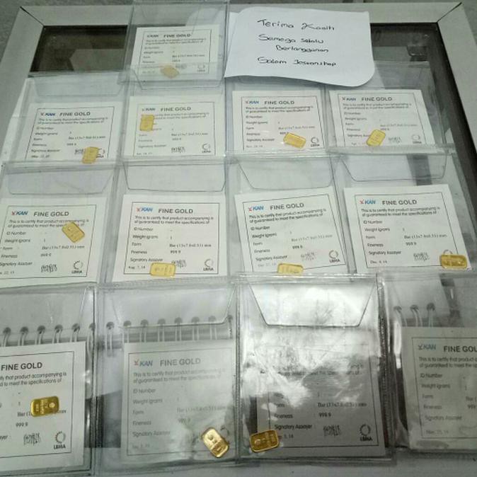 BIG SALE EMAS ANTAM BATANGAN ASLI GOLD 1 G GR GRAM 1G 1GR 1GRAM ORIGINAL 999.9 TERLENGKAP
