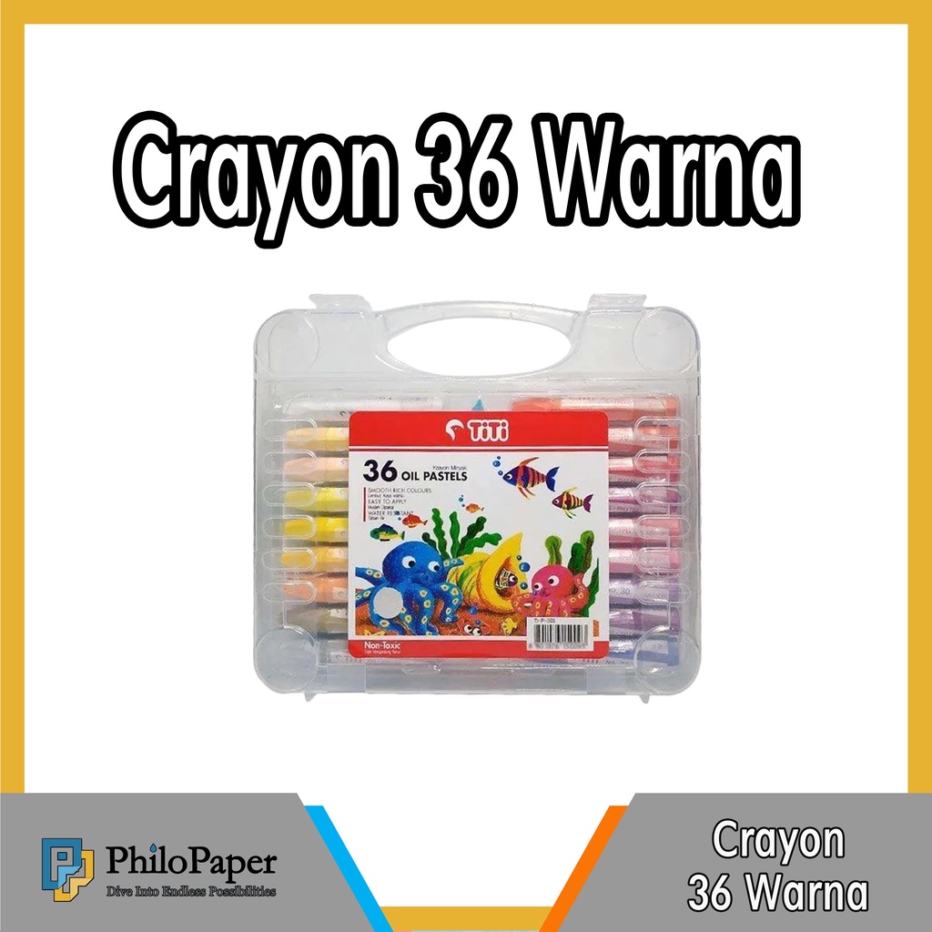 

ATK ~ Crayon Titi / Joyko Isi 36 / Krayon Warna Original