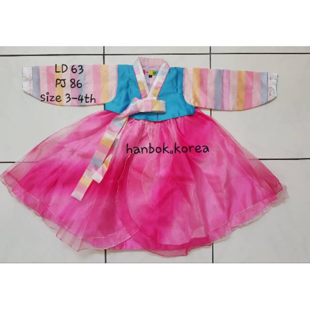 HANBOK ANAK ROK LAYER