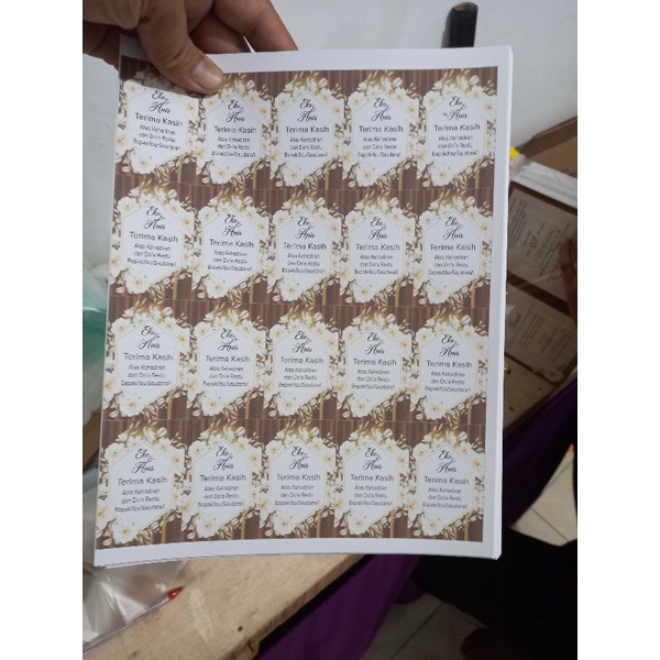 

undangan kecil gantangan New