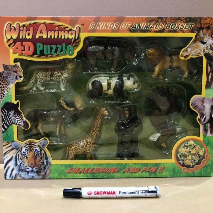 Puzzle | Puzzle Ty 4D Wild Animal 8 Kinds Panda