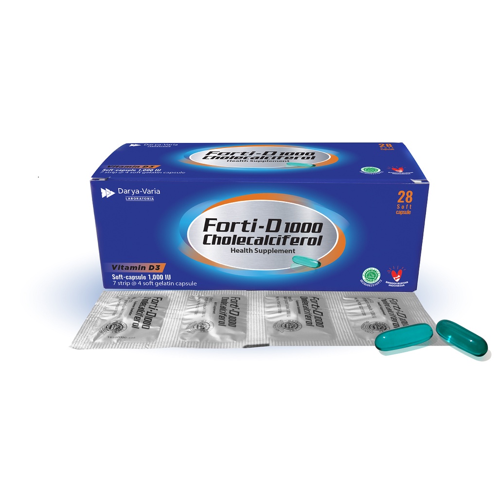 Forti D 1000mg BOX isi 28 KAPSUL