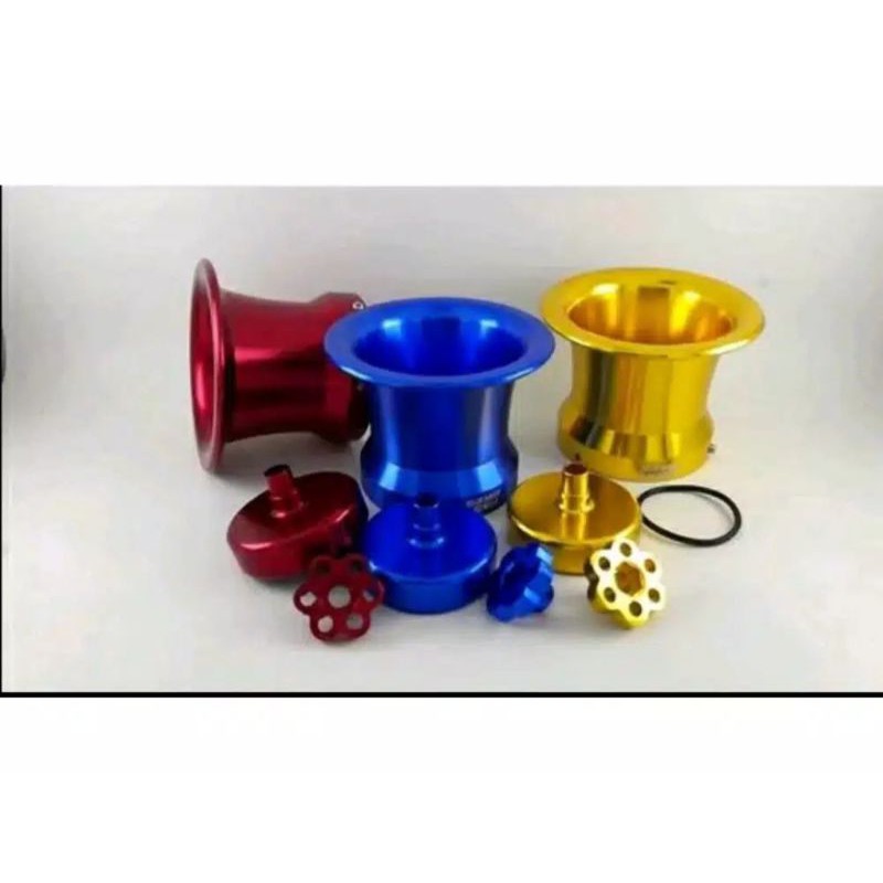 CORONG KARBU PE 28 PWK 28 PWL 28 CNC PLUS TUTUP DAN STELAN FULL CNC CORONG KARBU KARBULATOR PE28 CNC-1