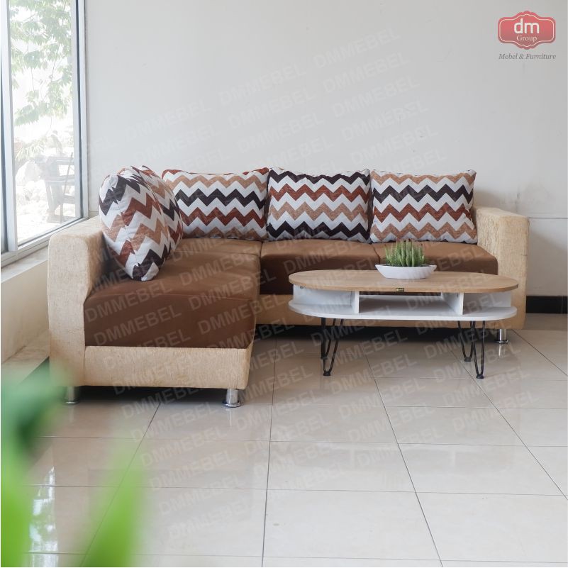 Sofa Minimalis SETENGAH SANDARAN -  DM Mebel