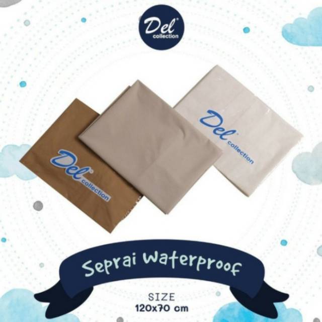 DEL Sprei Bayi Waterproof  Perlak Kasur Bayi  Baby Fitted  Cot Sheet