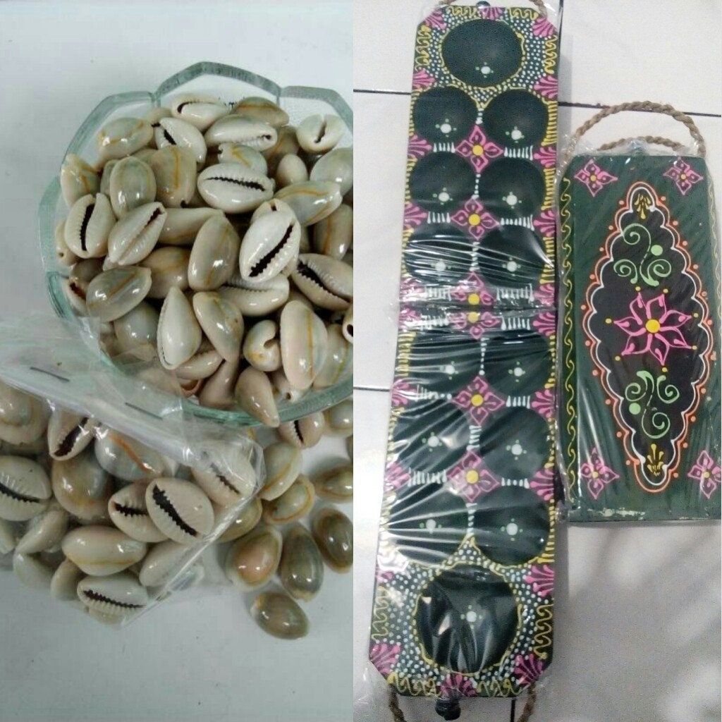 

Dakon Kayu Lukis Lipat+Biji