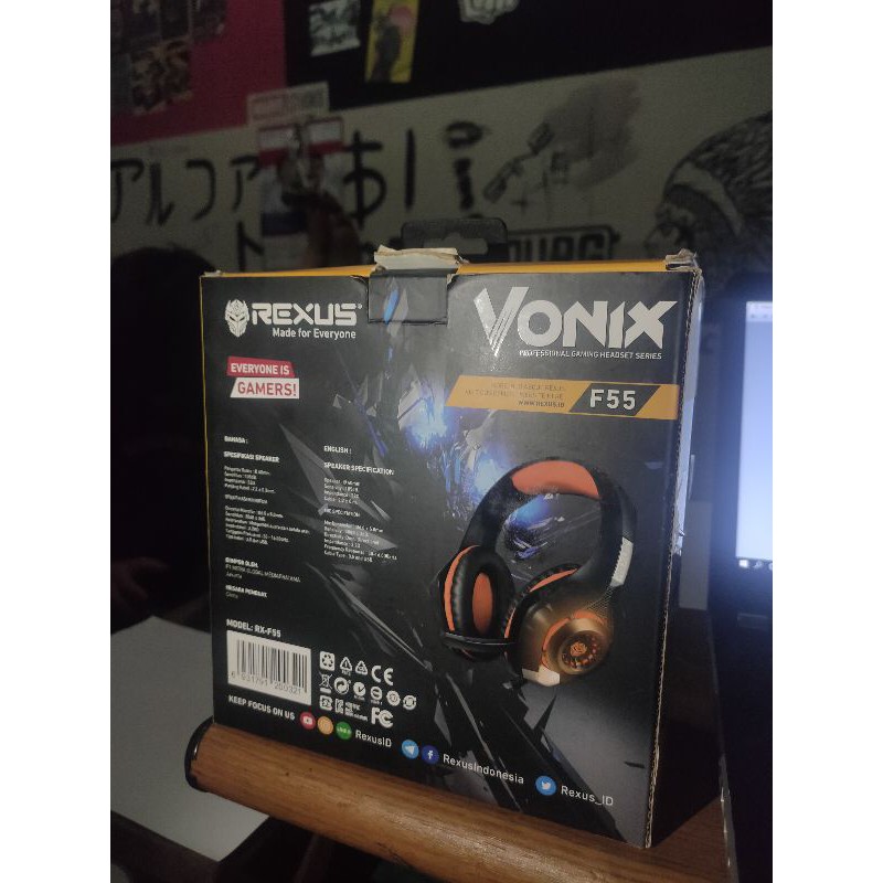 Headphone Rexus Vonix F55