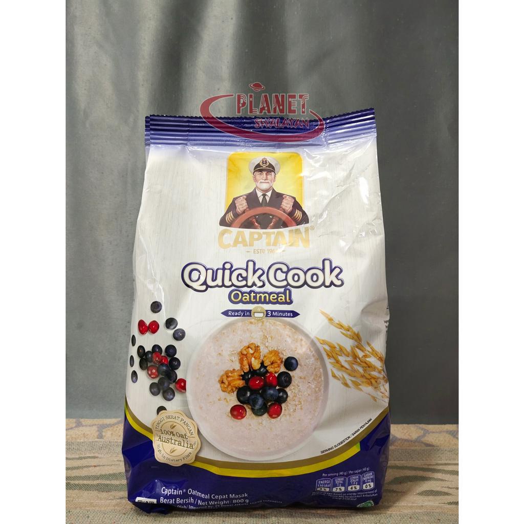 

CAPTAIN OATS SINCE 1965 QUICK COOK OATMEAL