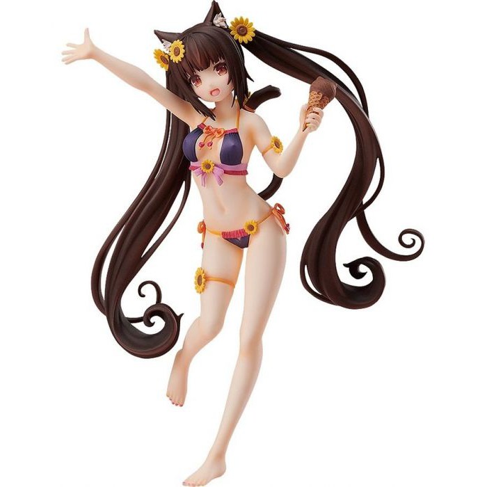 Action Figure Nekopara Vol.1 Soleil Opened Vanilla / Chocola Swimsuit Sexy Girl Figur