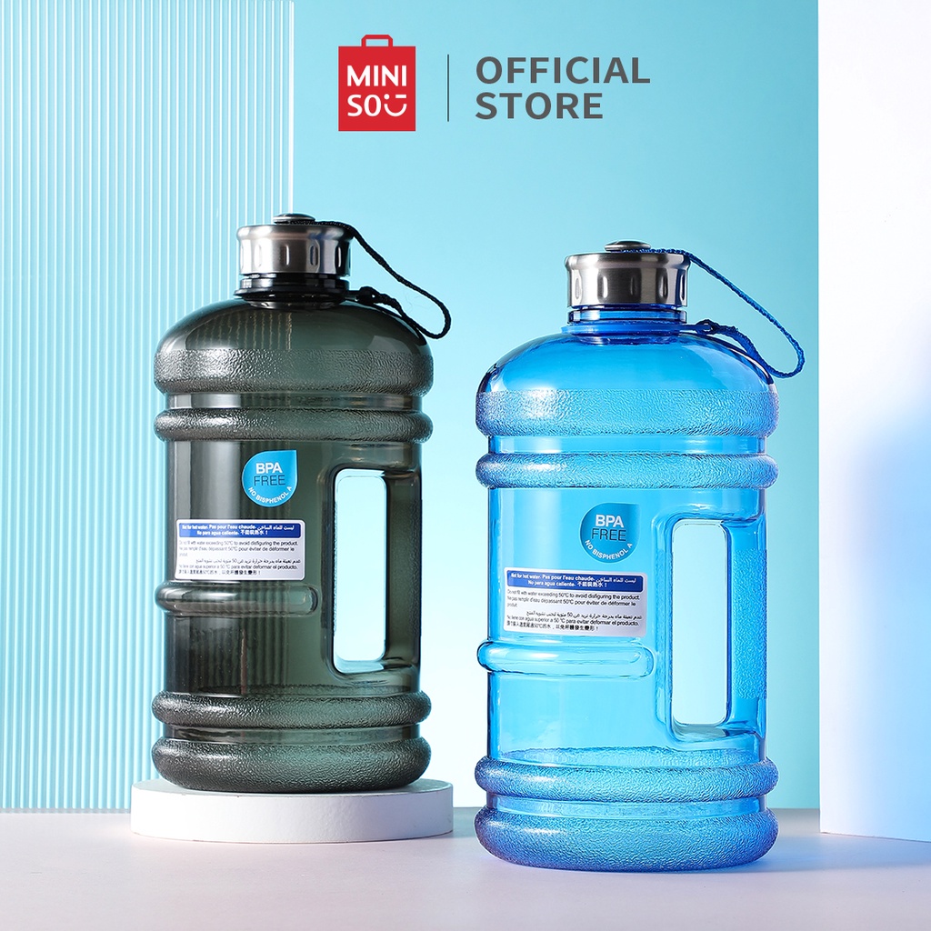 Jual Miniso Botol Air Minum 22l Besar Olahraga Sport Water Bottle Tempat Air Portable Gym 8438