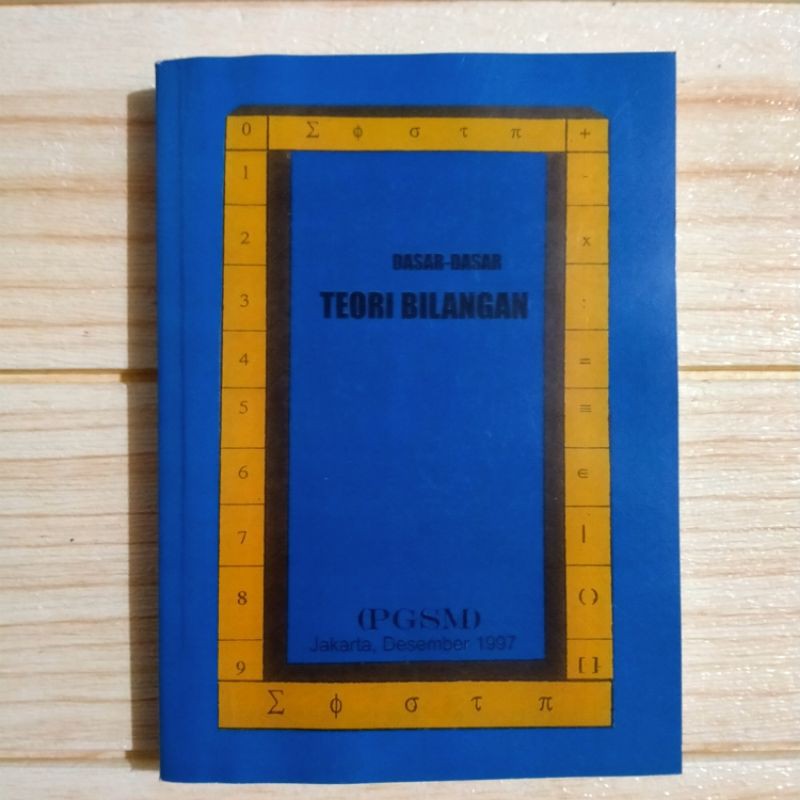 Dasar-Dasar Teori Bilangan Gatot Muhsetyo