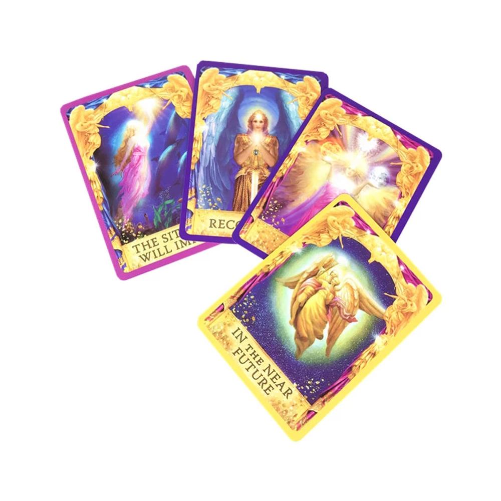 Agustina Angel Answers Permainan Papan Hiburan Pesta 44Pcs Deck Game Tarot Card