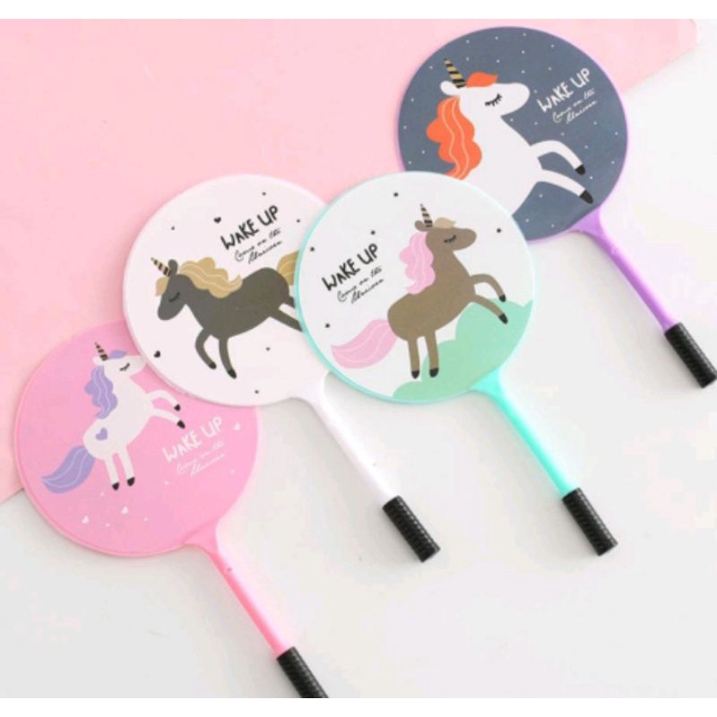 

| PULPEN KIPAS LUCU / BOLPEN KARAKTER UNICORN PUTIH