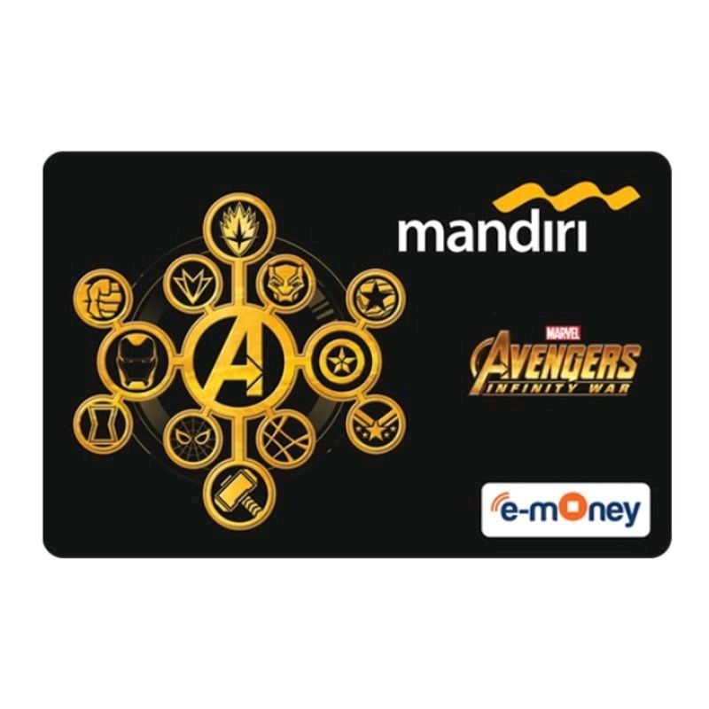 Mandiri e-Money LOGO AVENGERS INVINITY WARS