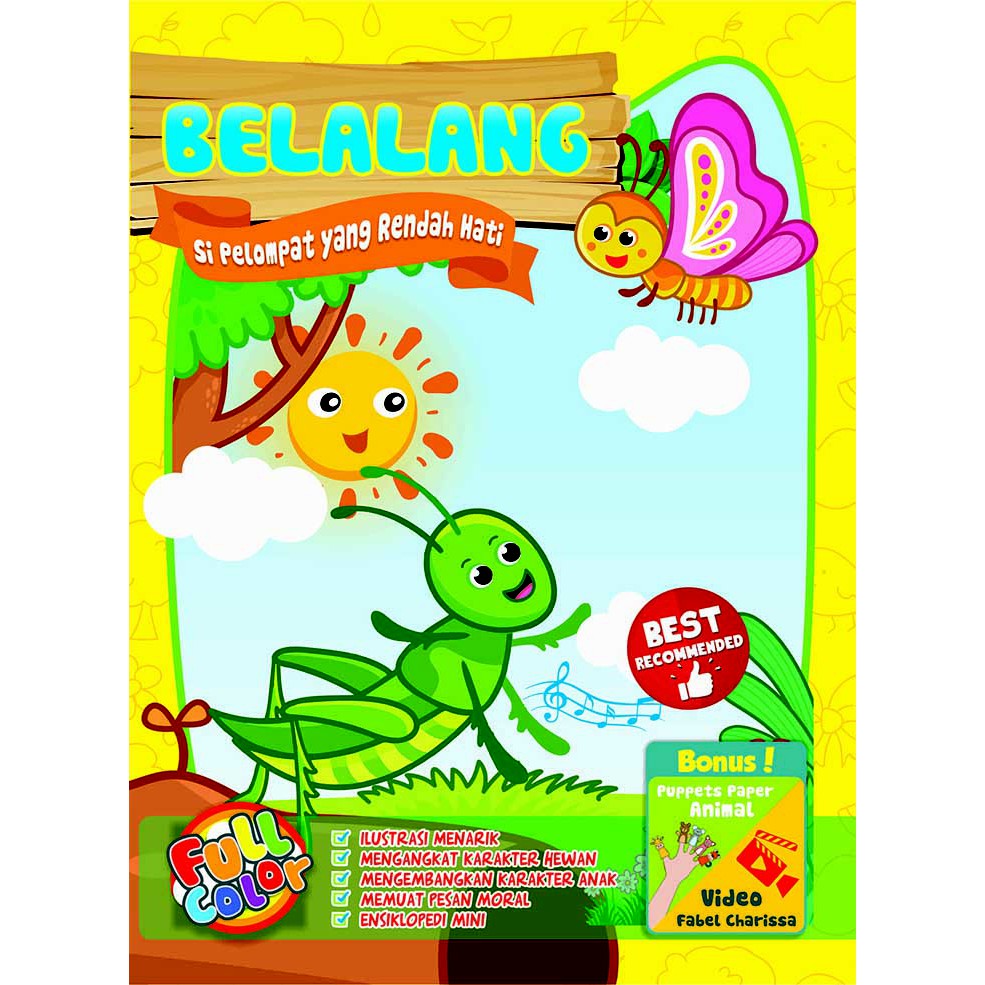 Jual BELALANG SI PELOMPAT YANG RENDAH ATI - BUKU CERITA ANAK | Shopee
