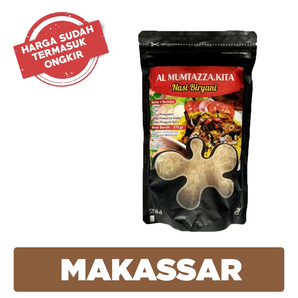 Beras Almumtaza (Biryani) 350 gr MKS (Harga + Ongkir