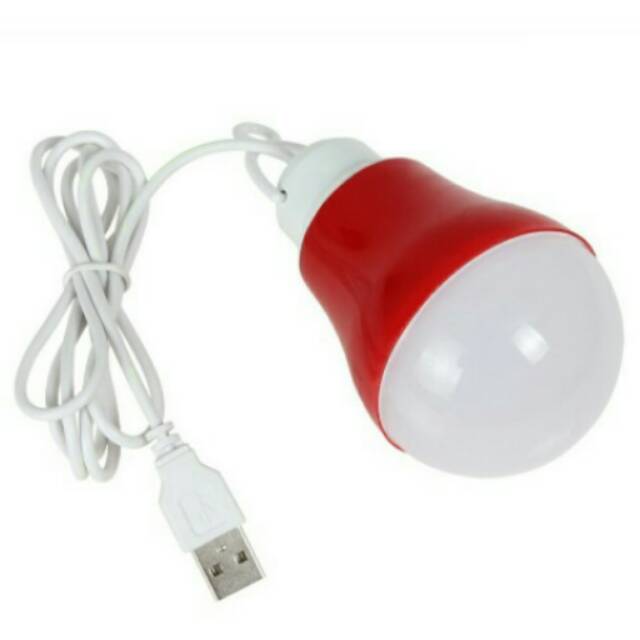 Bohlam usb warna merah