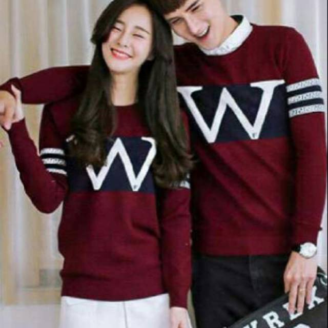 TSHIRT COUPLE BAJU CEWEK COWOK SWEATER