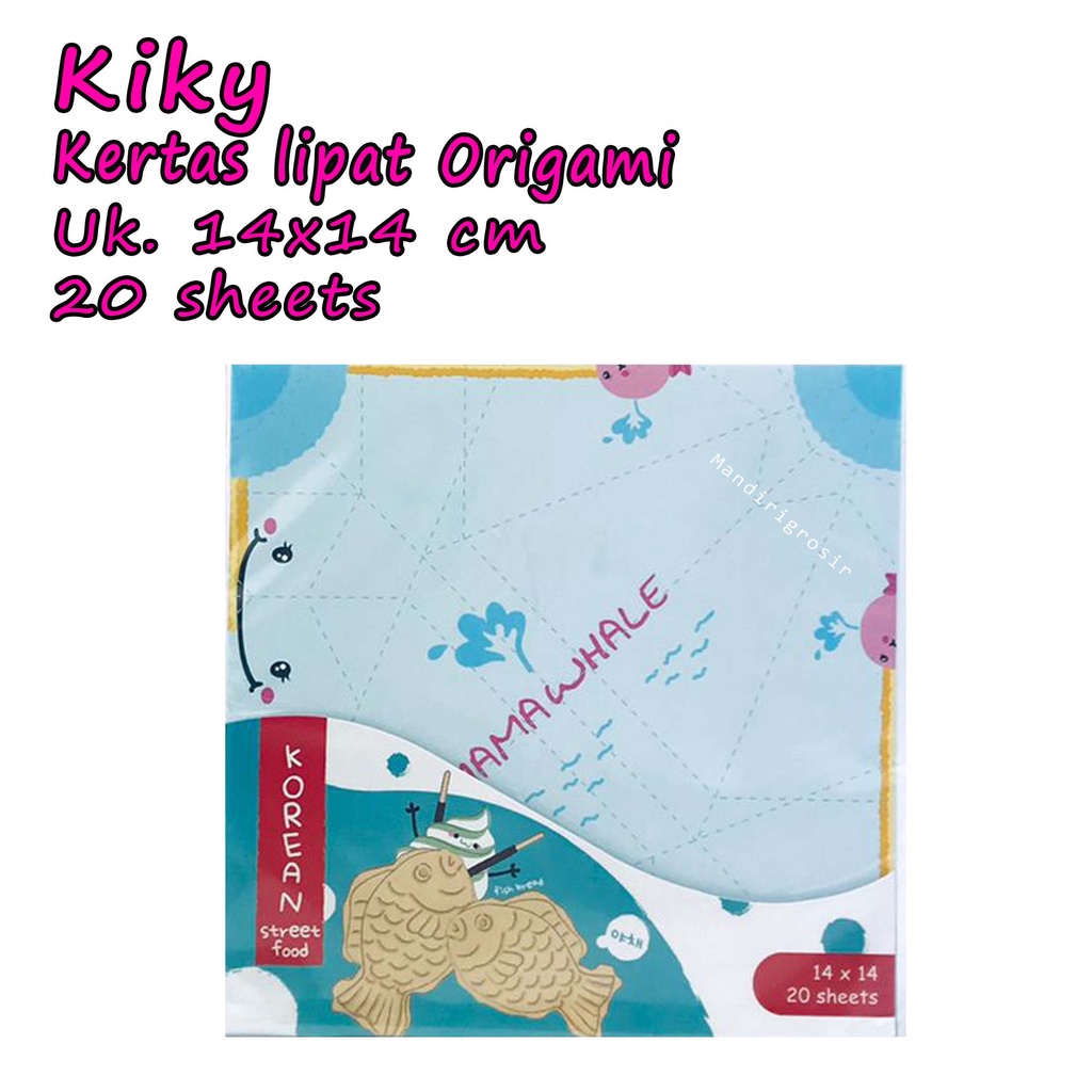 Kertas lipat origami * Kiky * Enchantimals Atp80 * Uk.14x14 20sheets