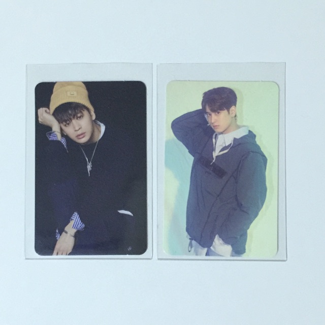IKON RETURN PHOTOCARD - CHANWOO (RED) - YUNHYUNG (BLACK)
