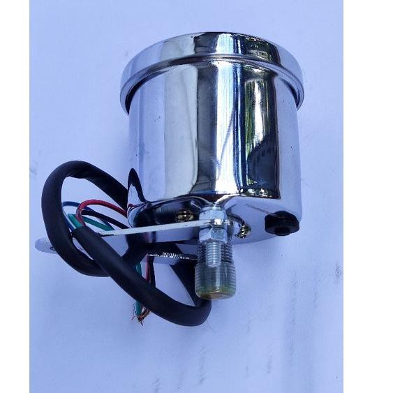 Tren Kekinian.. spidometer spido bulat jarum dan bensin digital bulat hitam universal speedometer