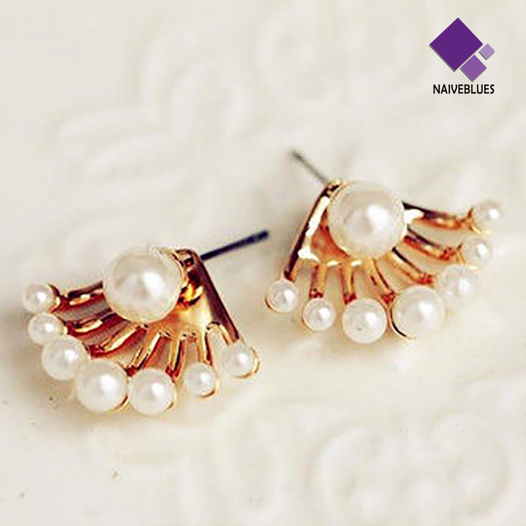 1 Pasang Anting Stud Nyaman Untuk Hadiah Wanita