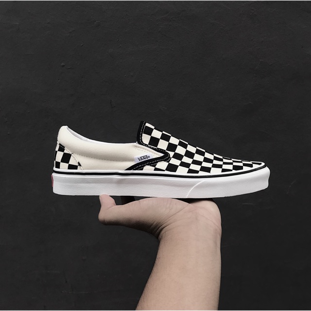 Vans Slip On checkerboard Black White
