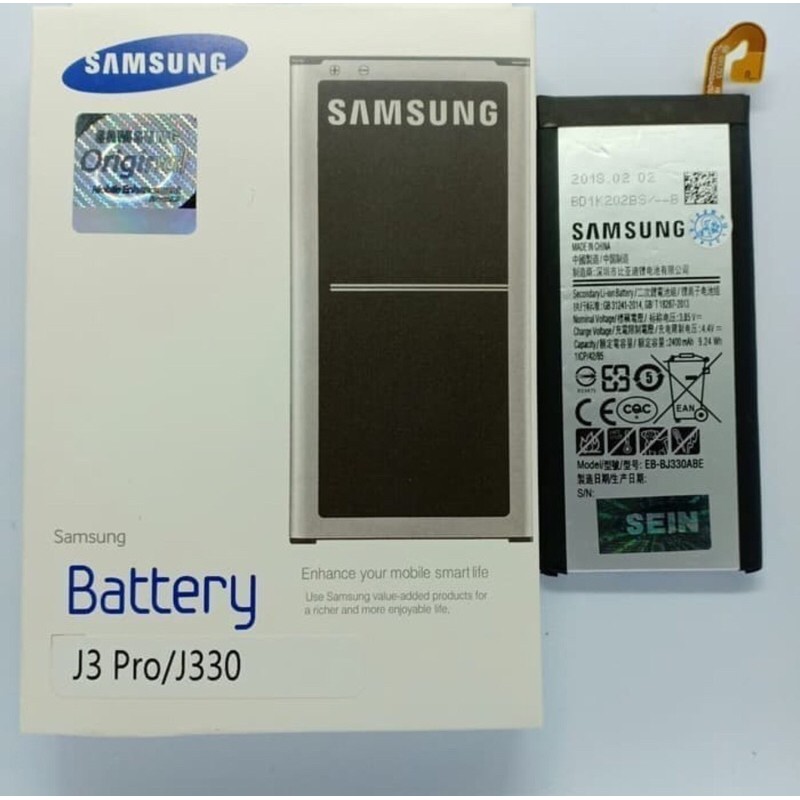 Baterai Original Samsung J3 Pro / J330 Baterai / Batere / Battery