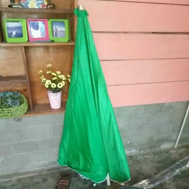 Payung Tenda 260cm Lapis Silver Payung Pantai Cafe Bazar Pkl