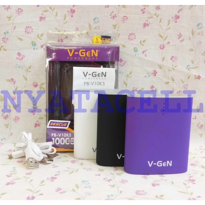 Promo Powerbank Vgen V10K5 10000mAh  Original V gen Power Bank 10000 mAh