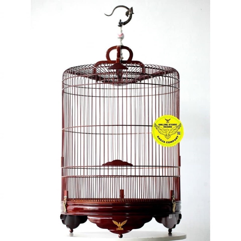 SANGKAR KANDANG MURAI RADJA COMPANY JATI COKLAT NO 1 DAN 2