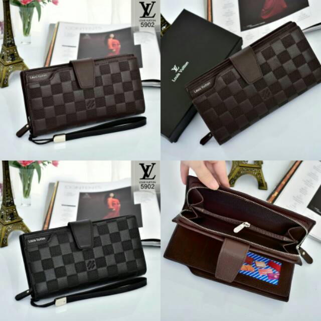 Dompet LV 5902V # With box
( new emboss )
