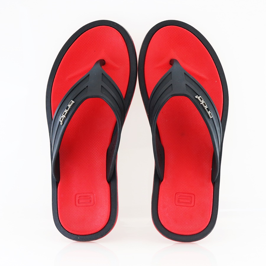 NEW Ando Booster Merah/HItam - Sandal Jepit Pria Terbaru 2022 Ando Surabaya