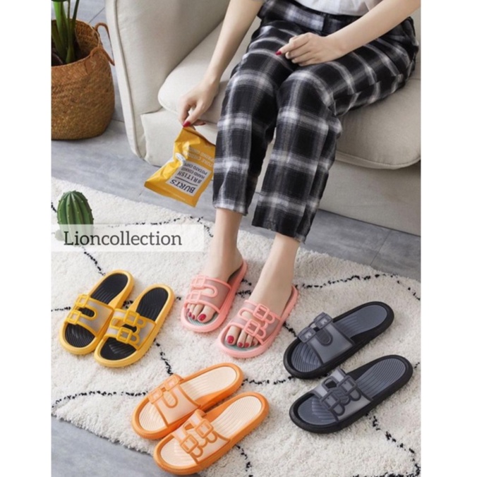 Sandal Karet Jelly VANILLA / Sandal import